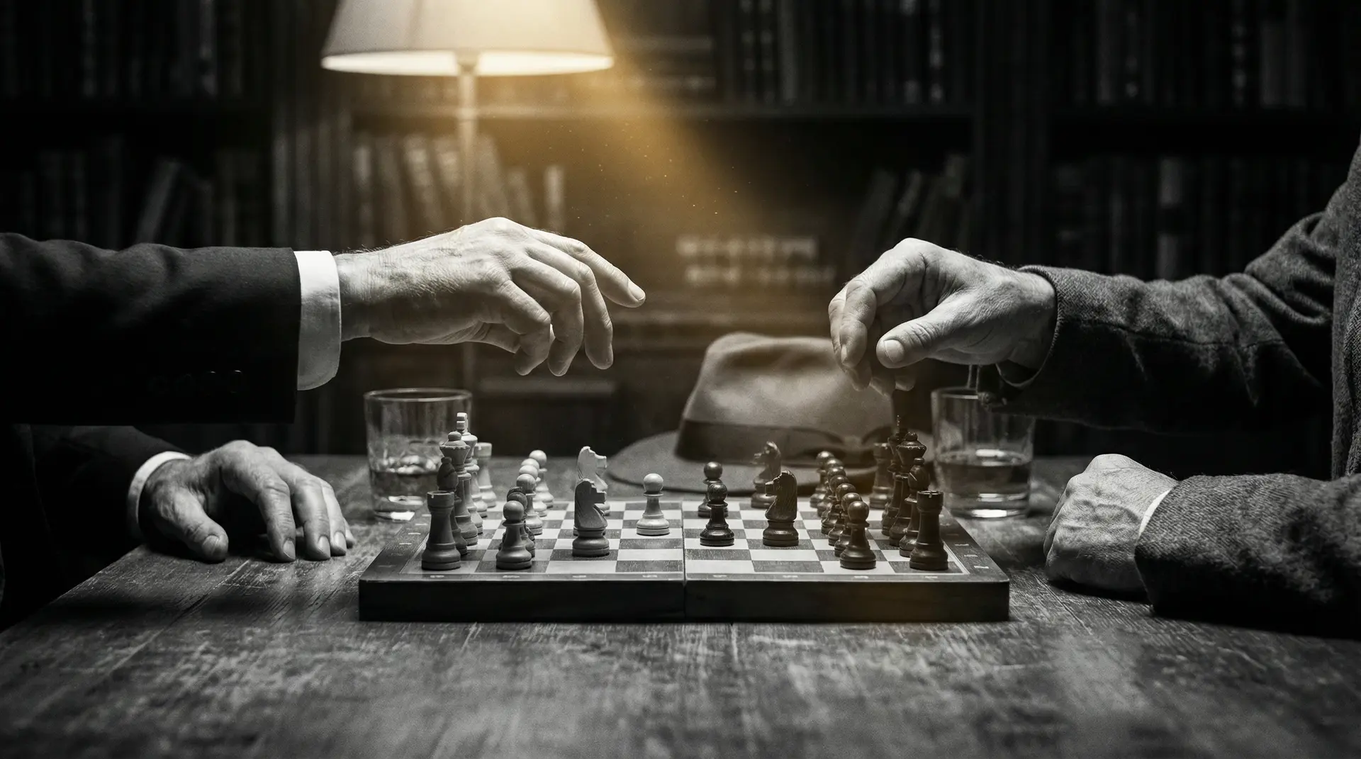亲兄热弟 电视剧 艺术探索系列 - 非线性叙事，棋盘上的对弈象征命运的交错